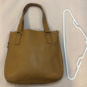 Fossil caramel bag